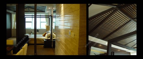 2013高清图片-东南亚风格23_6深色木格房顶，让传统的东南亚风韵徐徐弥漫着整个空间。